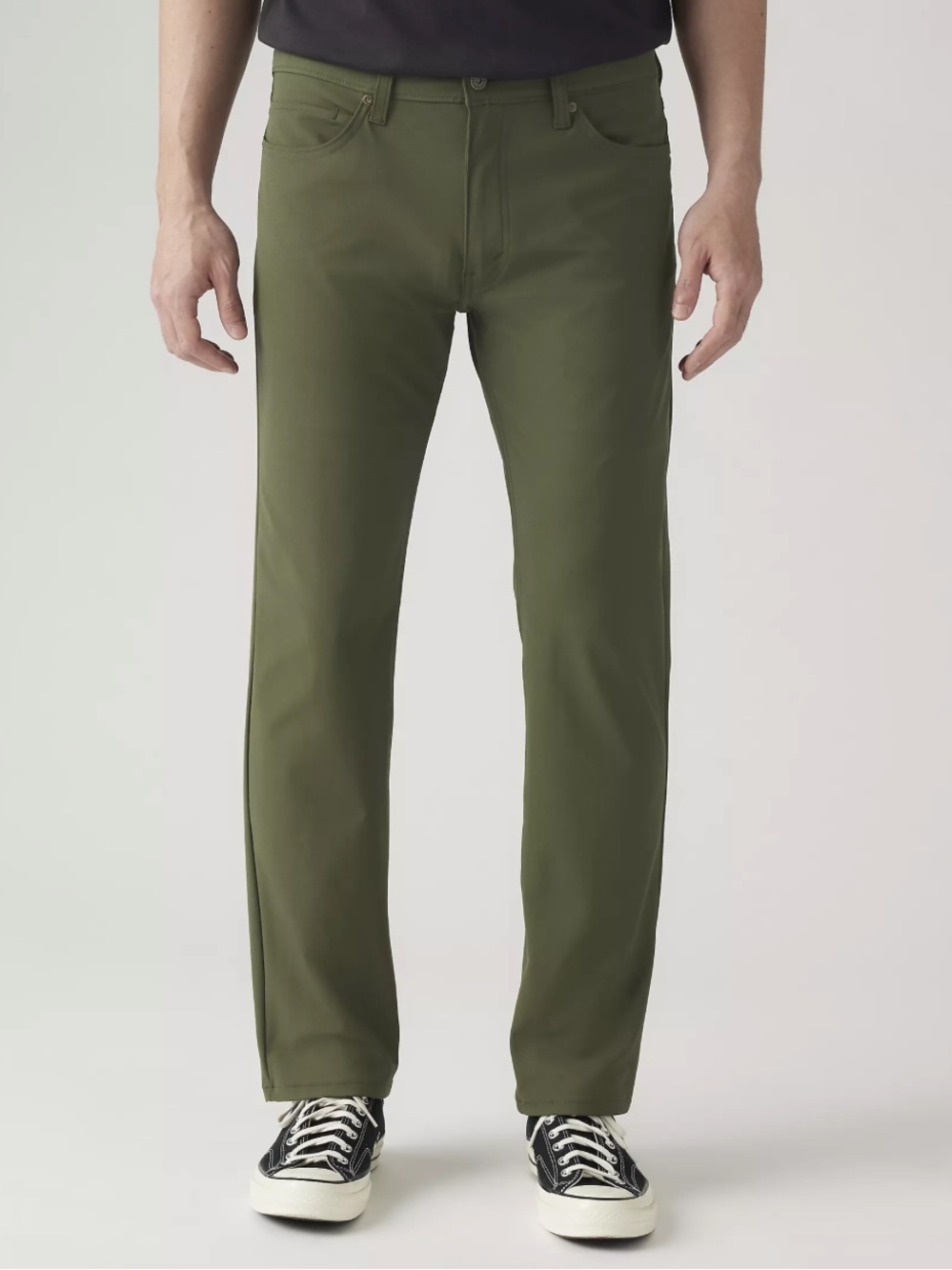 Levi's Men's Olive Green Straight Leg Chinos 36 x 32